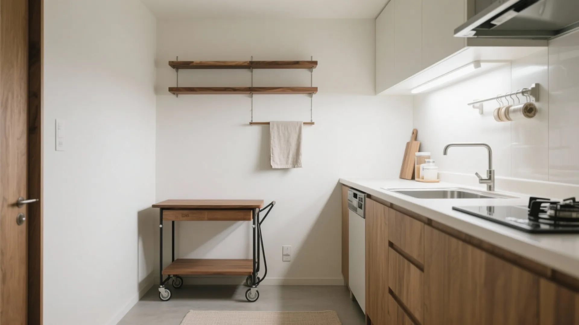 Tips 3: 回遊型キッチンを擬似的に作る（動線规划と収纳技巧）