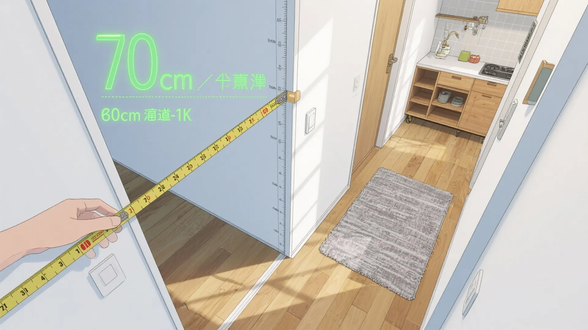 動線規格を決めると日式風格の静けさが宿る