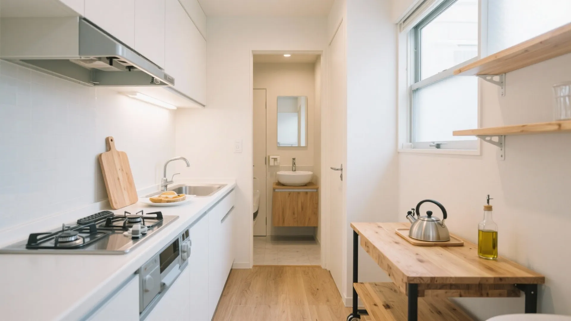 キッチンと水回り：動線計画で“整う家事”をデザイン