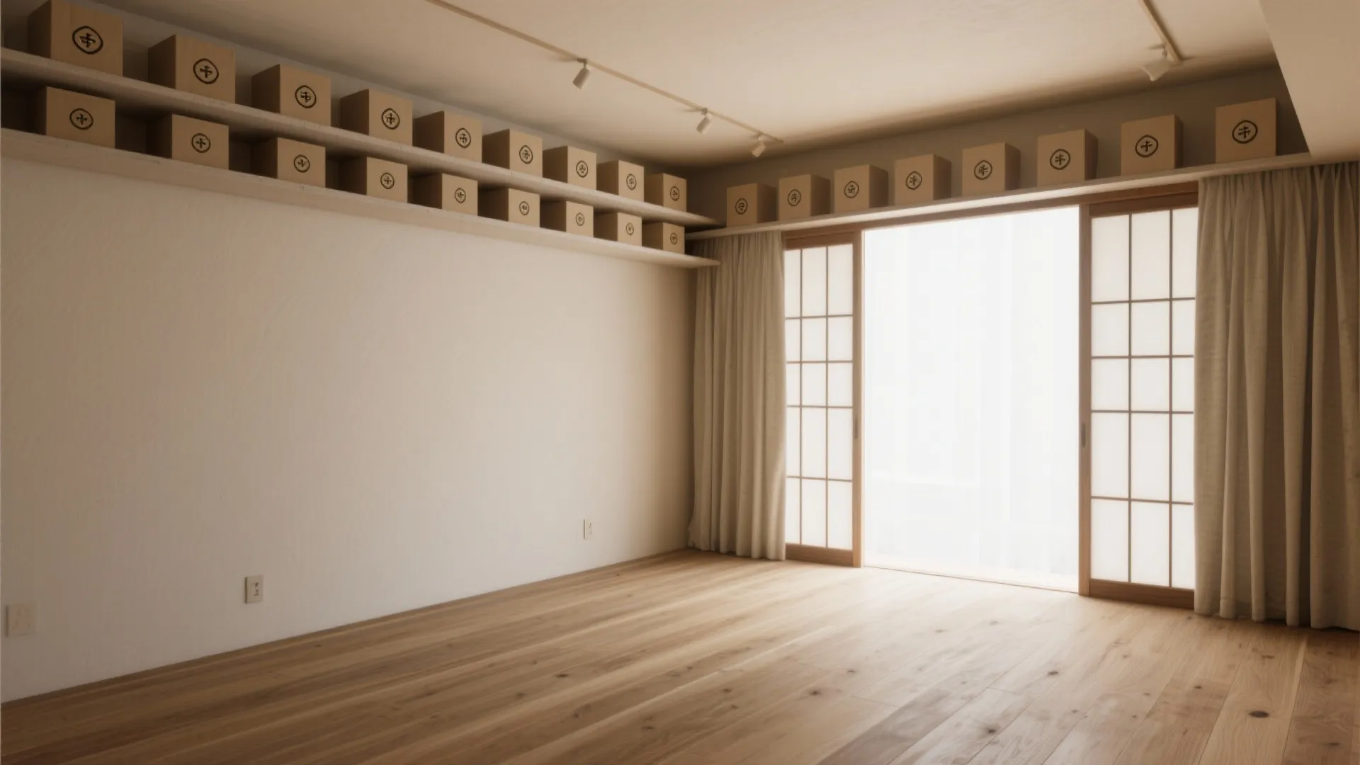 Tips 2: 壁面収納で床を解放する（収納技巧／日式風格）