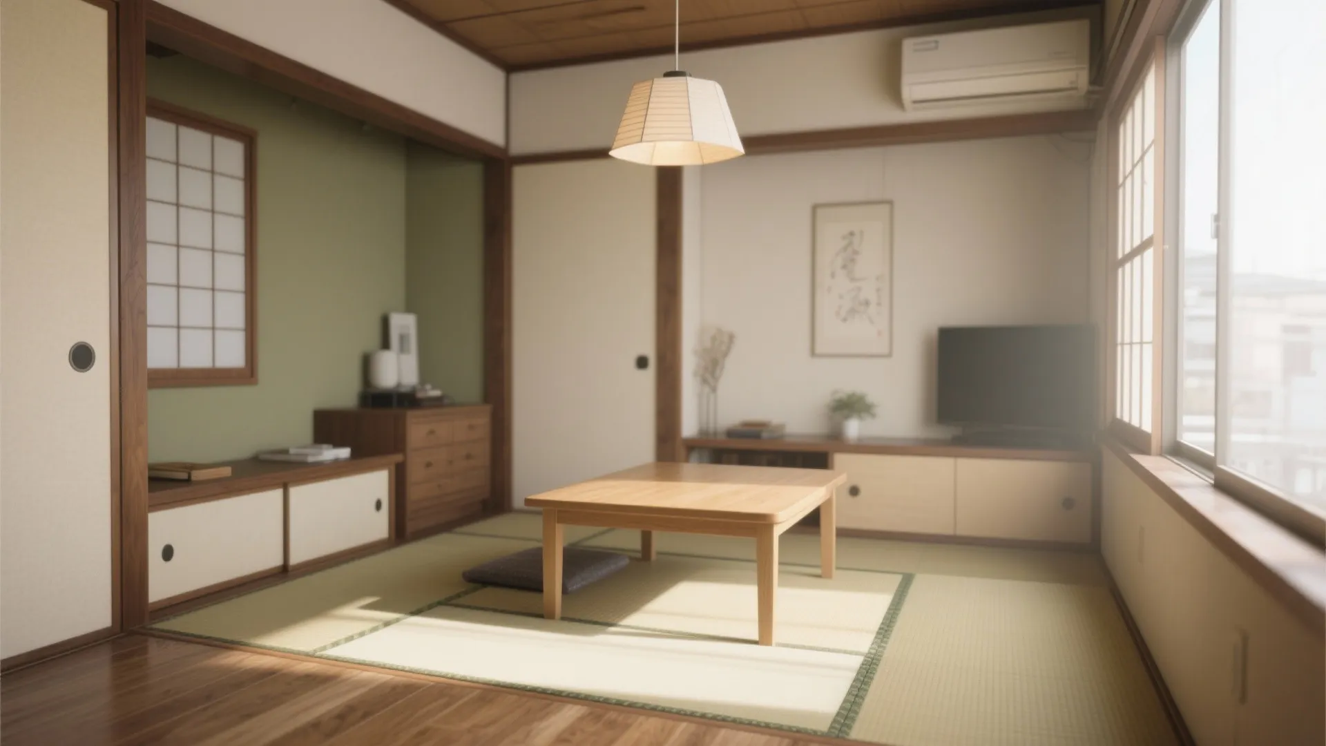 家具の“脚”と“高さ”で大阪サイズの1Rに抜けを作る