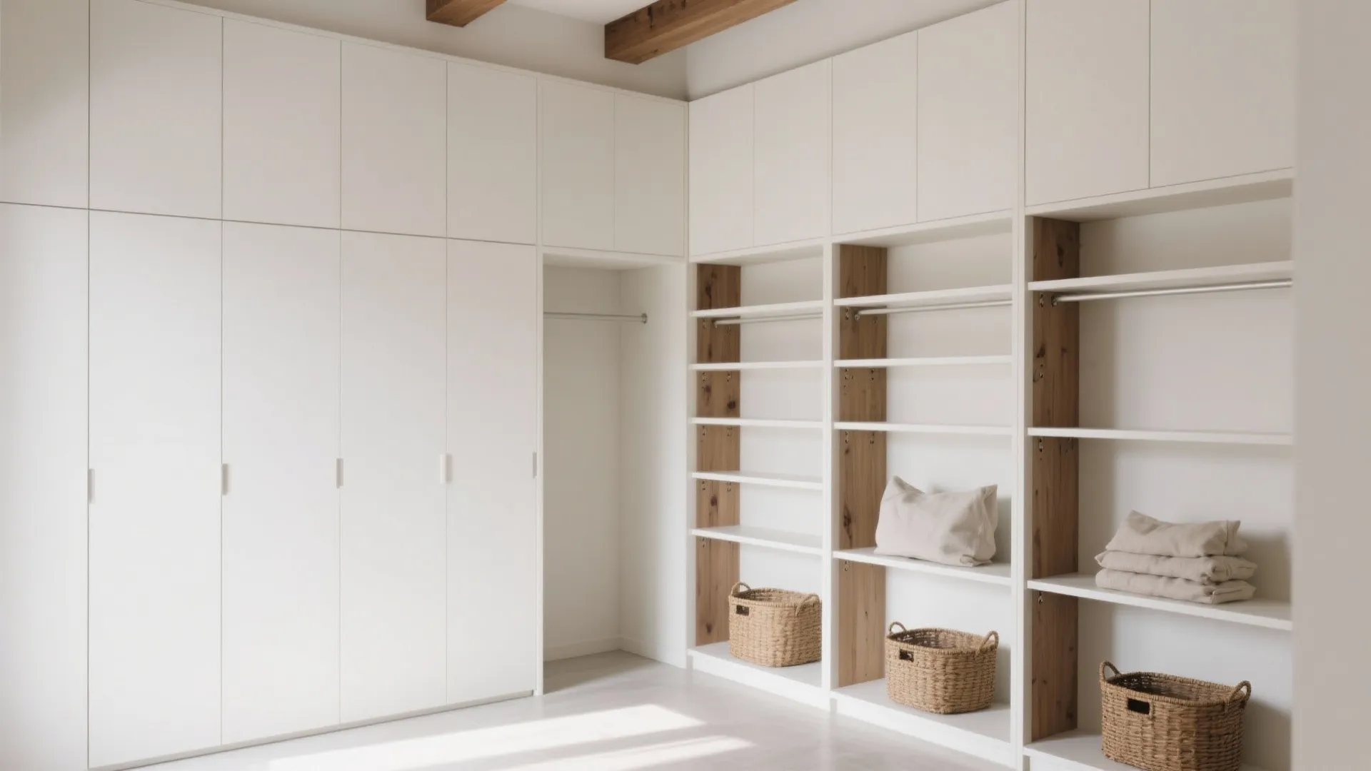 Tips 2: 収納は“面”で作り“箱”で増やさない（収納技巧で床を空ける）