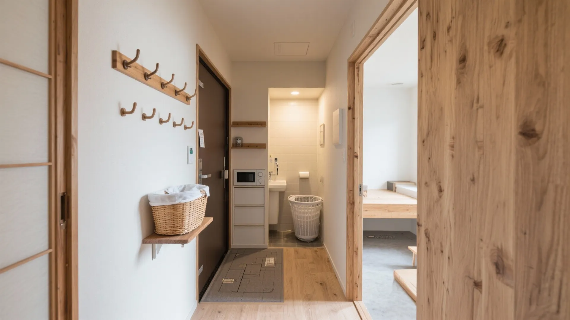 Tips 3: 動線規劃で朝の5分を取り戻す（洗面・玄関・DKの三角動線）