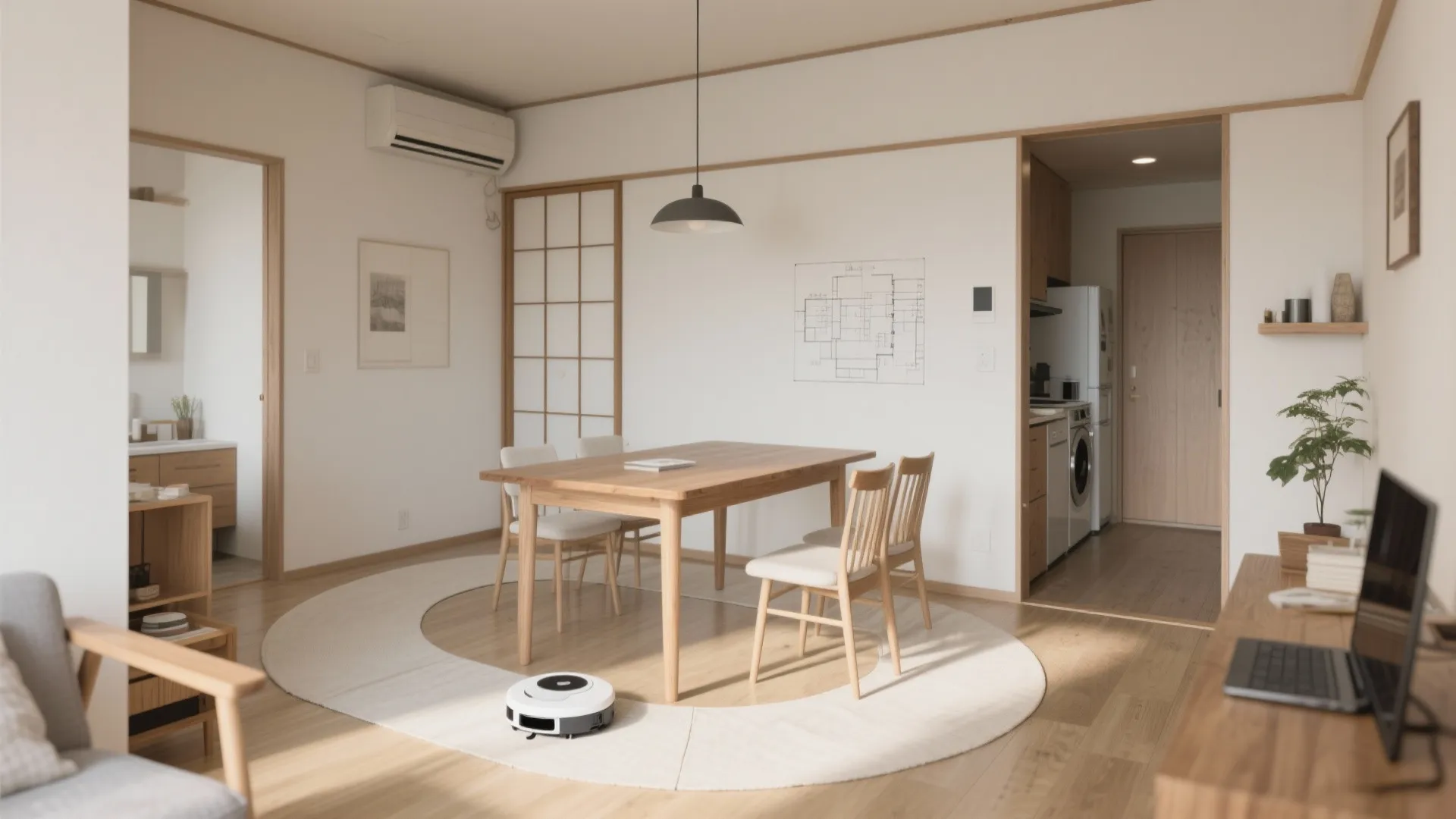 Tips 4: 動線計画は“8の字”で—動線規劃が散らかりを防ぐ