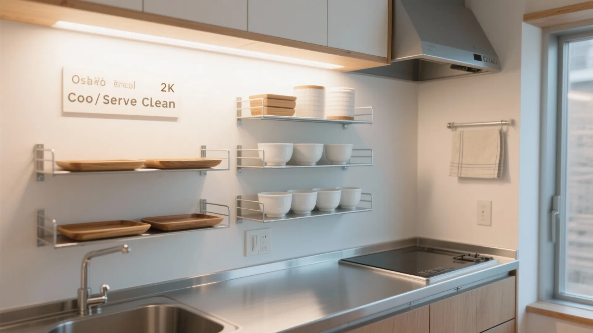 キッチンを“段取り装置”に：収納技巧で日式風の整え