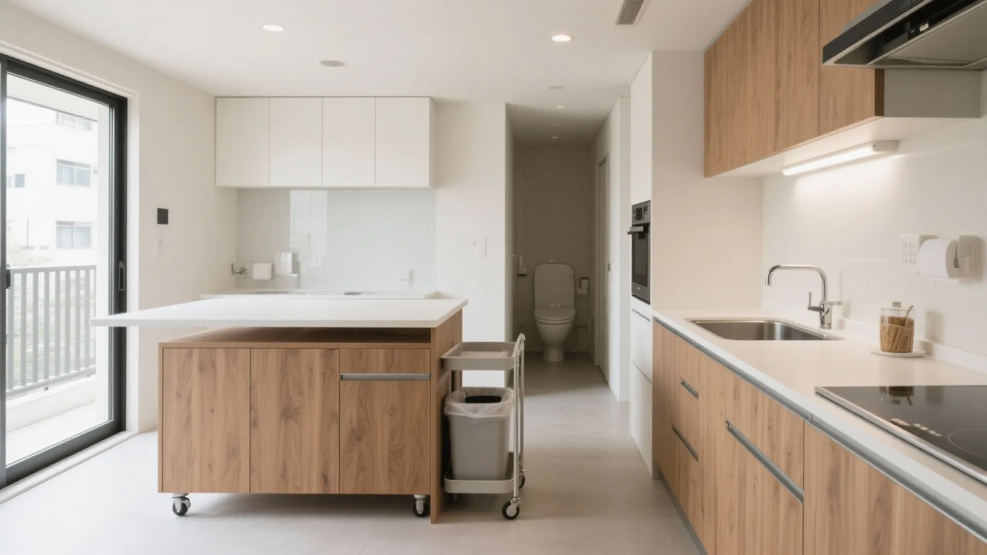 キッチンは“動線のハブ”：大阪の2LDKで回遊できる家事ルートを作る