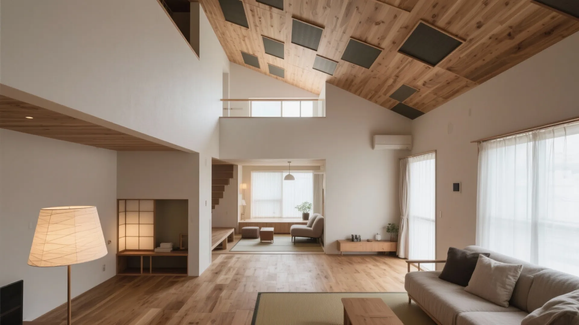 Tips 2: 大阪の4LDKは“温熱と音”を同時に整える吹き抜け