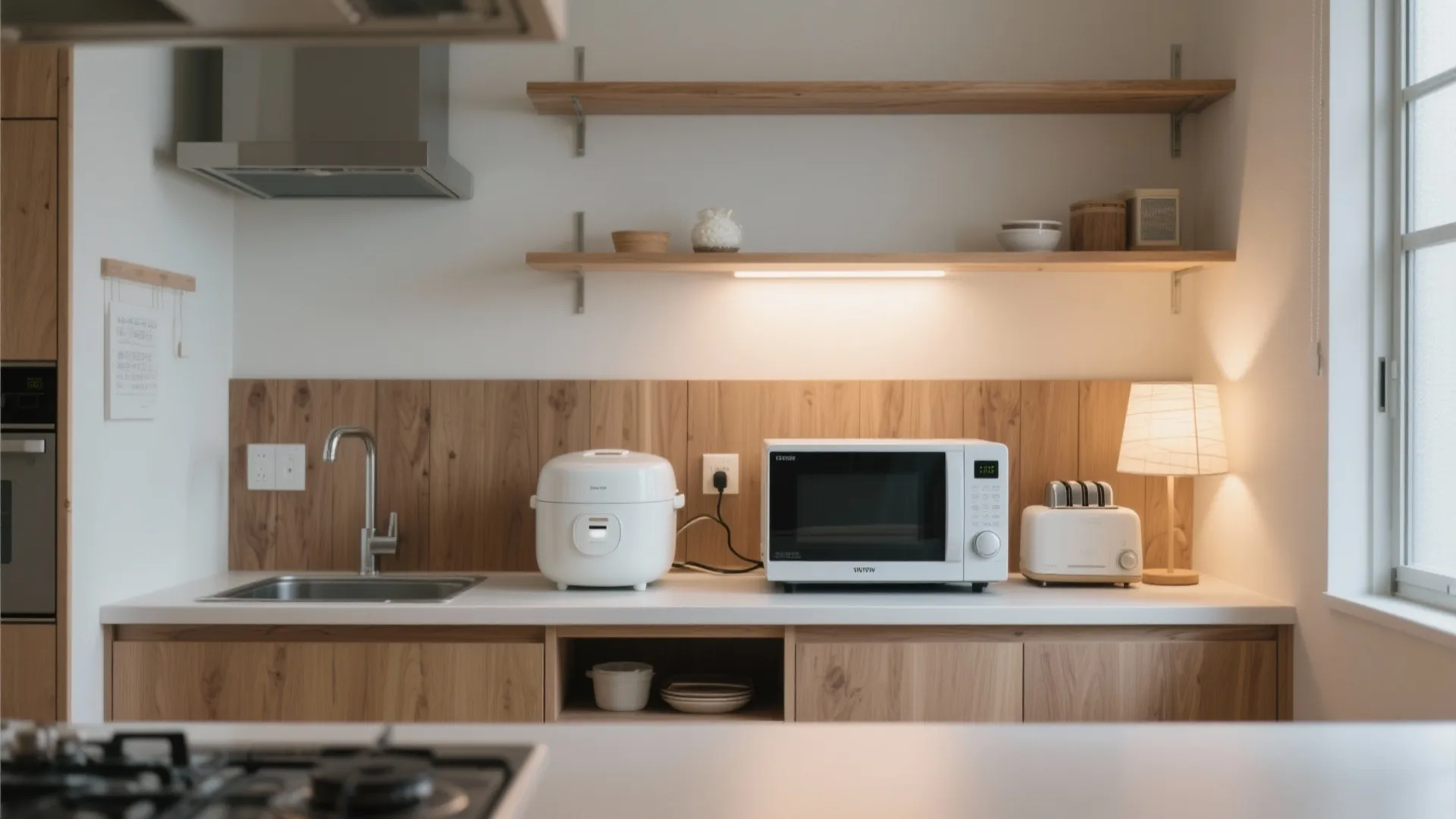 Tips 7: キッチンは“置き家電ステージ”で散らかり予防（動線規劃・大阪）