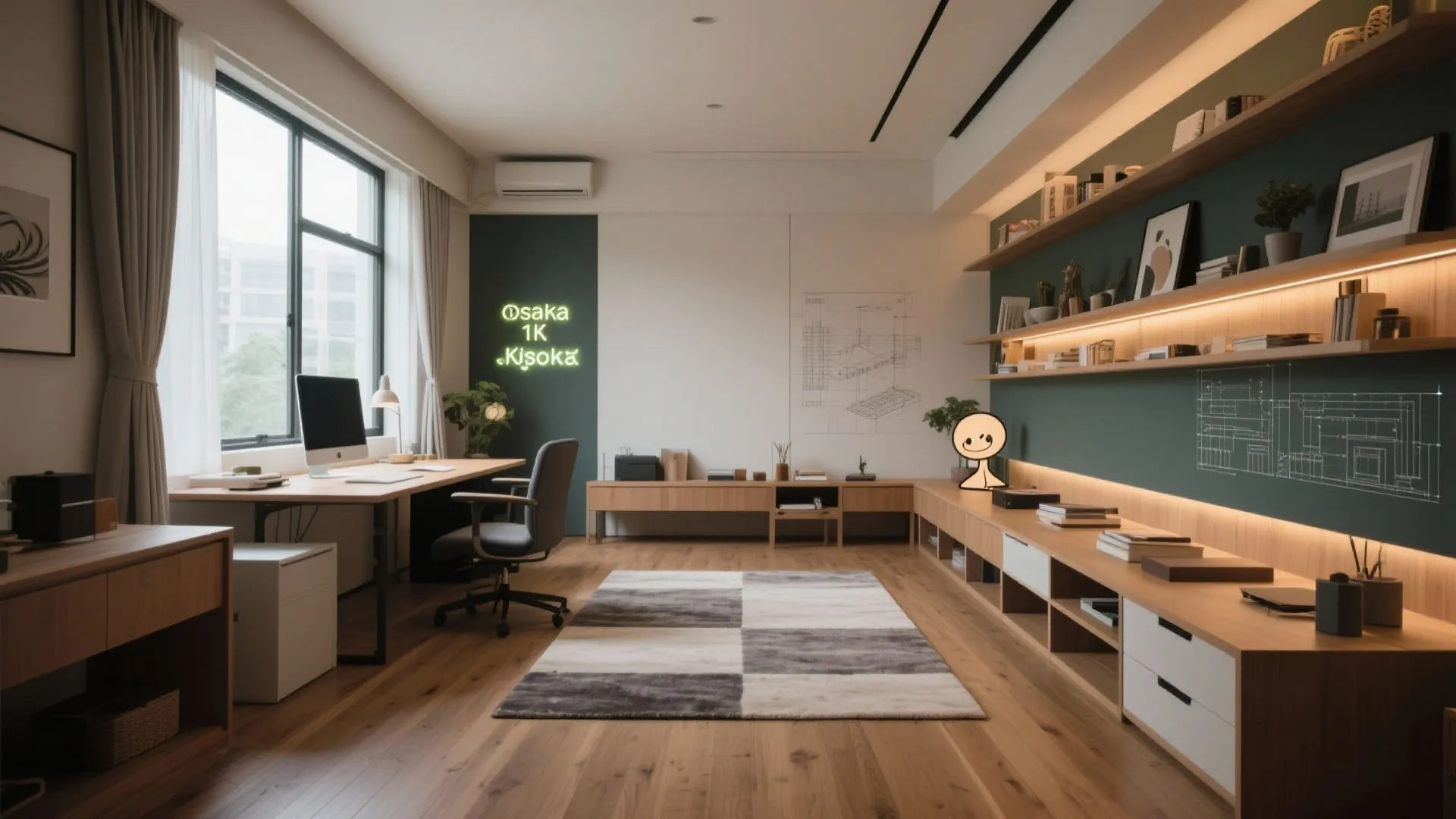 大阪・京都サイズの1Kは“視線の分節”で広く見せる