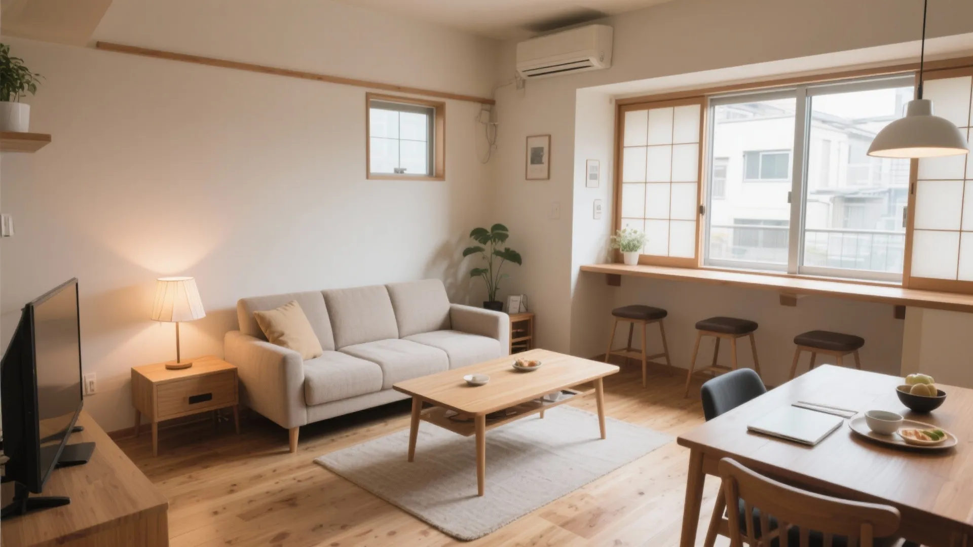 Tips 4: リビングは“多用途3ポイント”で回す（大阪・京都の日本都市事情）