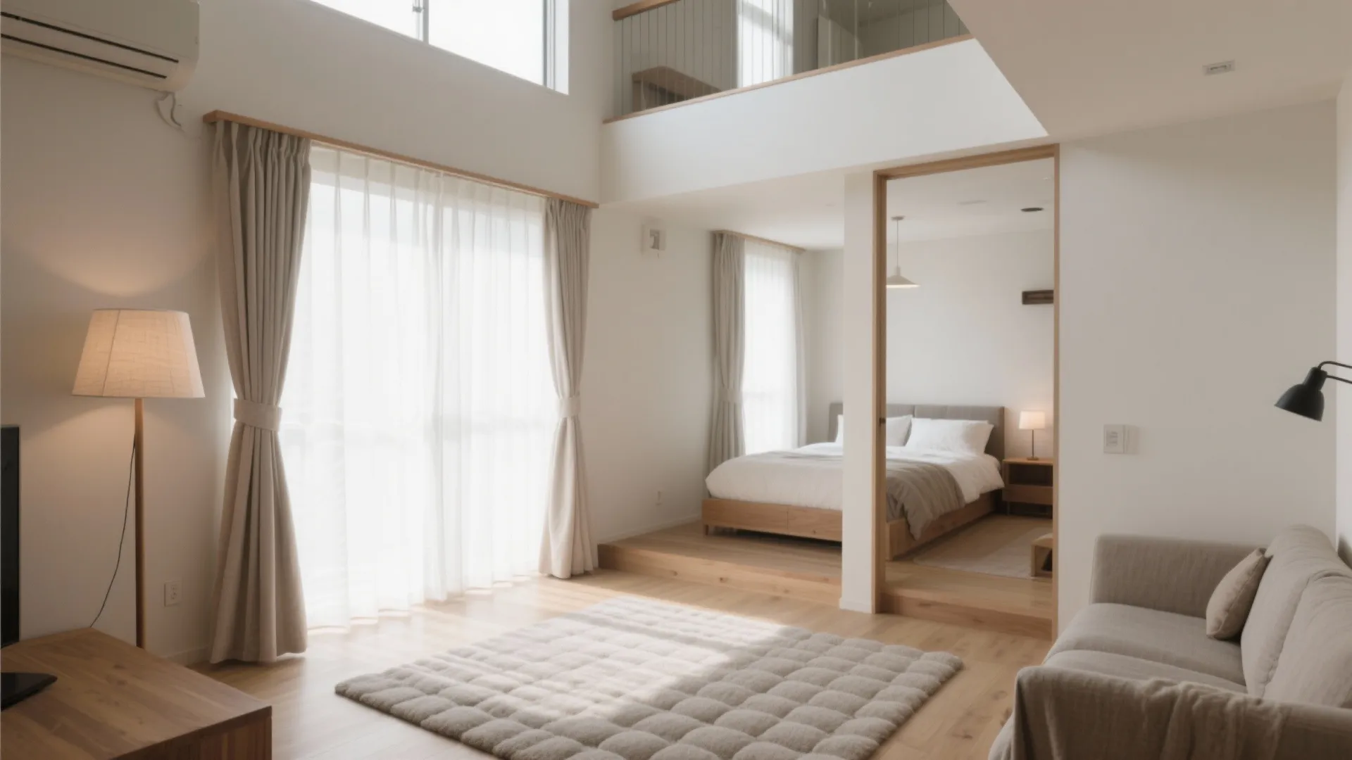 Tips 3: 1LDKのゾーンを“音”で仕切る（大阪の賃貸 × 日式風格）