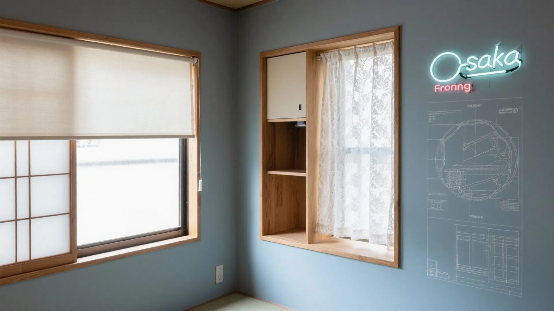 Tips 2: 大阪の賃貸でもできる“収納兼用”遮熱レイヤー（大阪／收納技巧／日式风格）