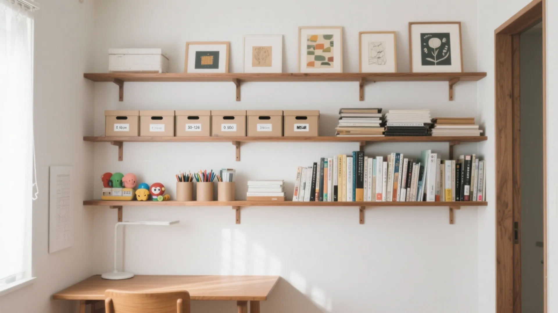 子ども部屋・ワークルームを“高さで仕分ける”3LDK収納術（大阪のリアルな収まり）