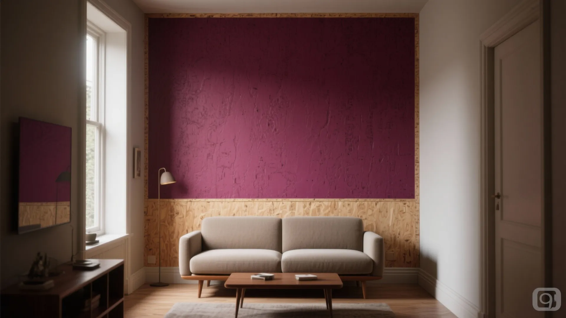 1. Bold accent — full-height color block