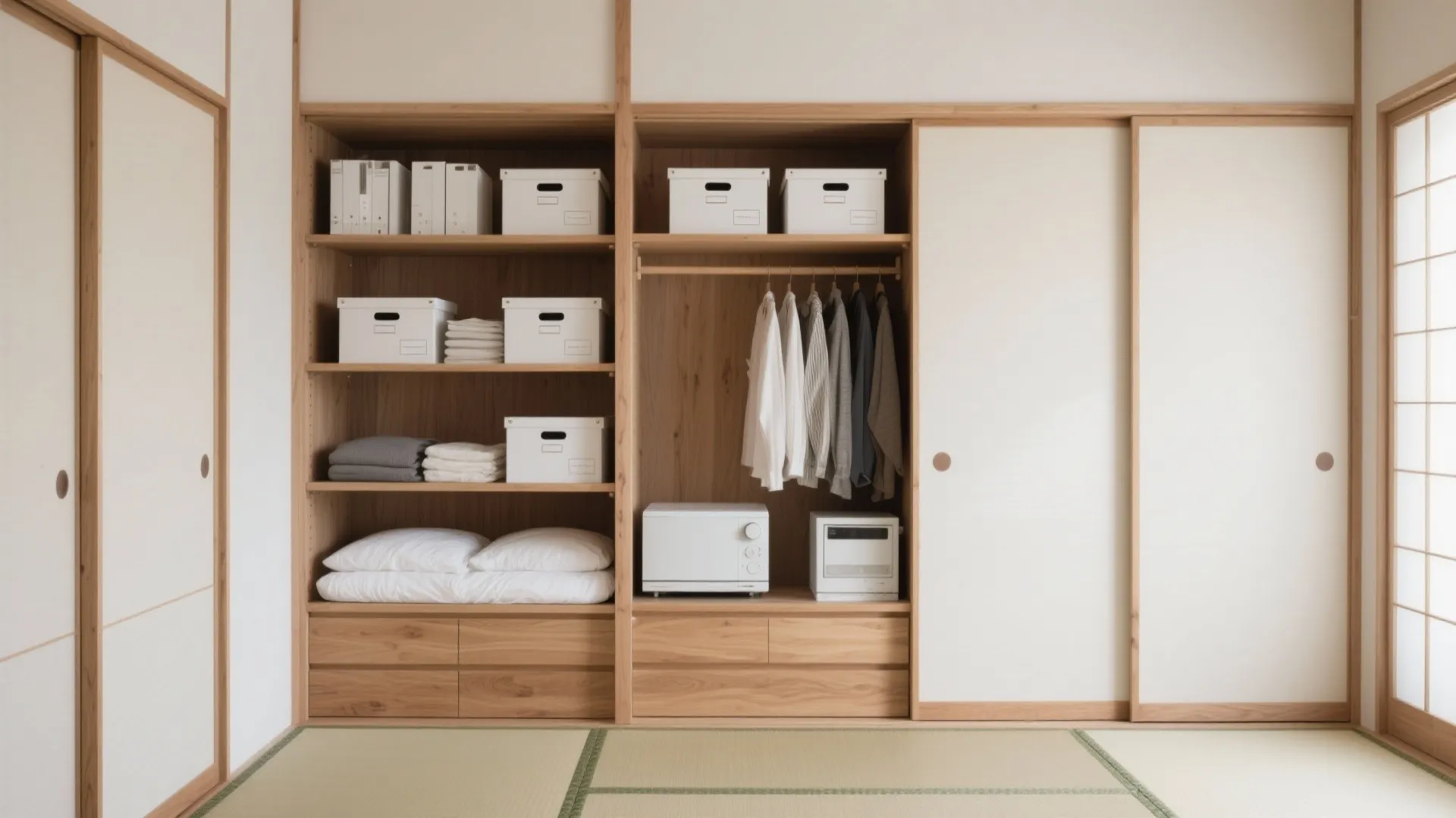 Tips 4: 押入れ・物入は“モジュール化”して使う（收纳技巧＋日式风格）