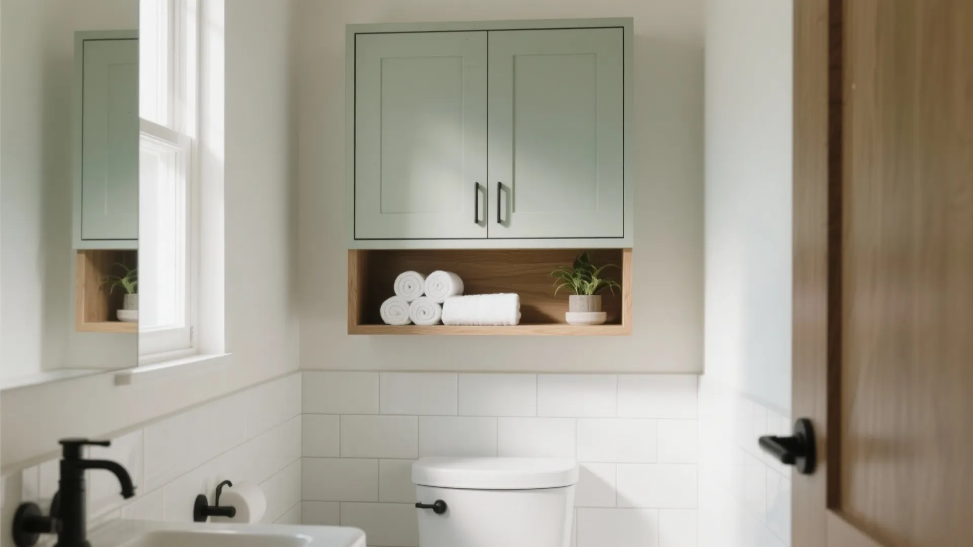 Over-the-Toilet Storage That Looks Built-In