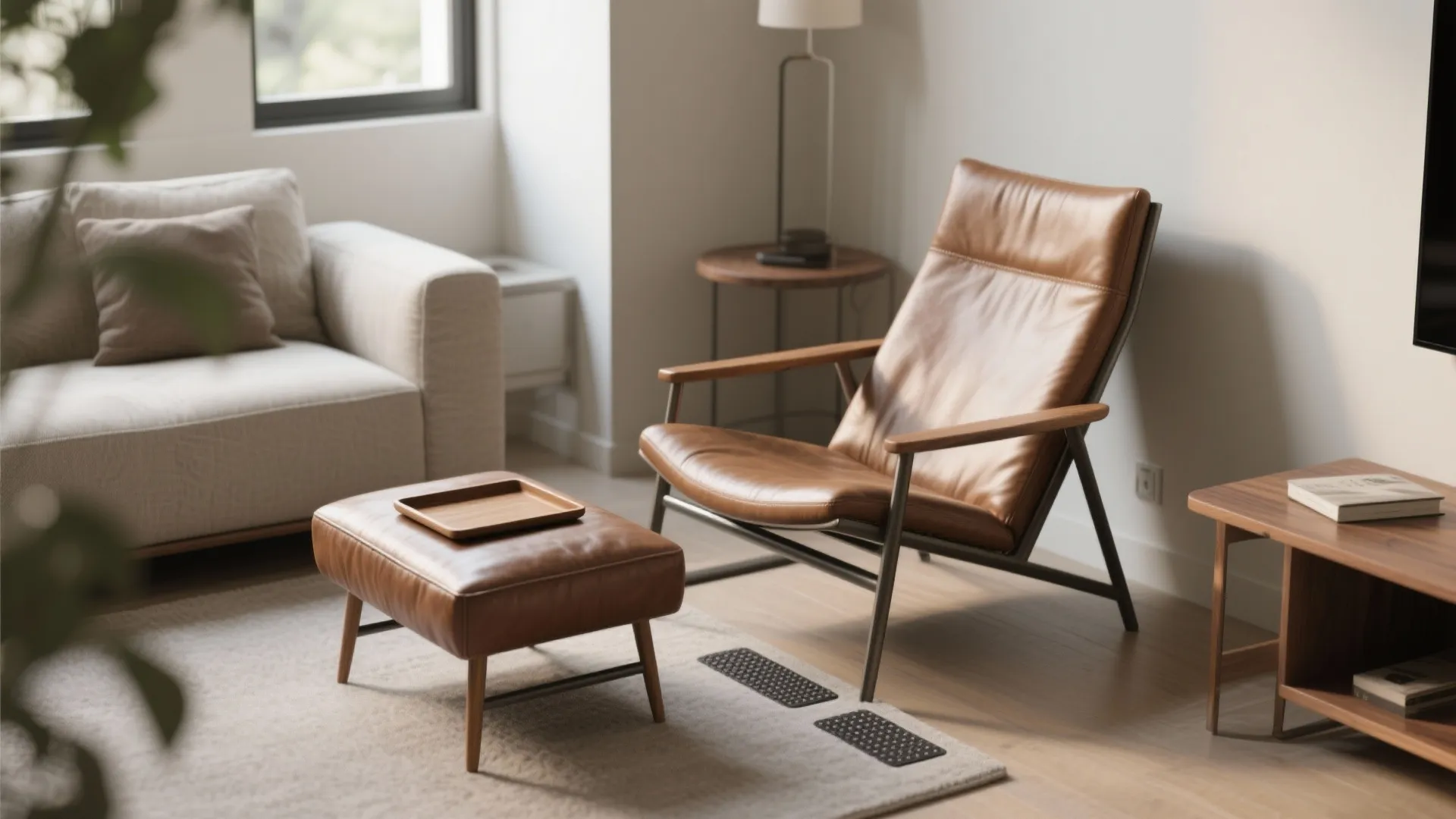 4. Recliner-ottoman hybrid