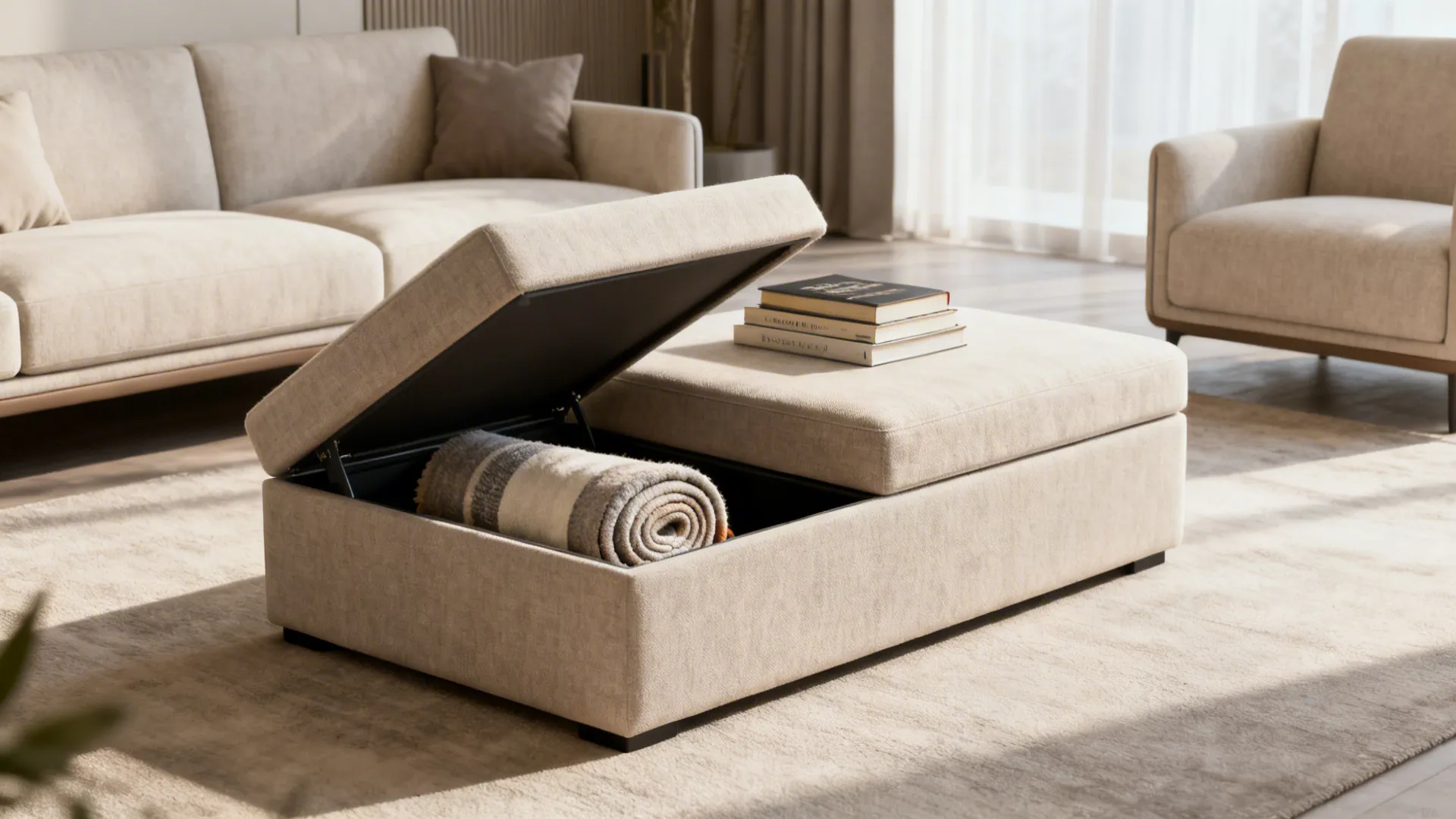 5. Ottoman with Lift Top