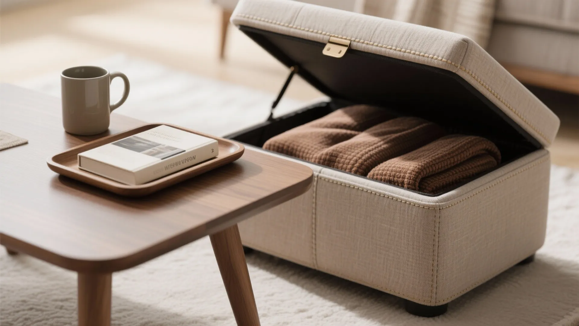 4) Multifunction Storage That Looks Like Decor