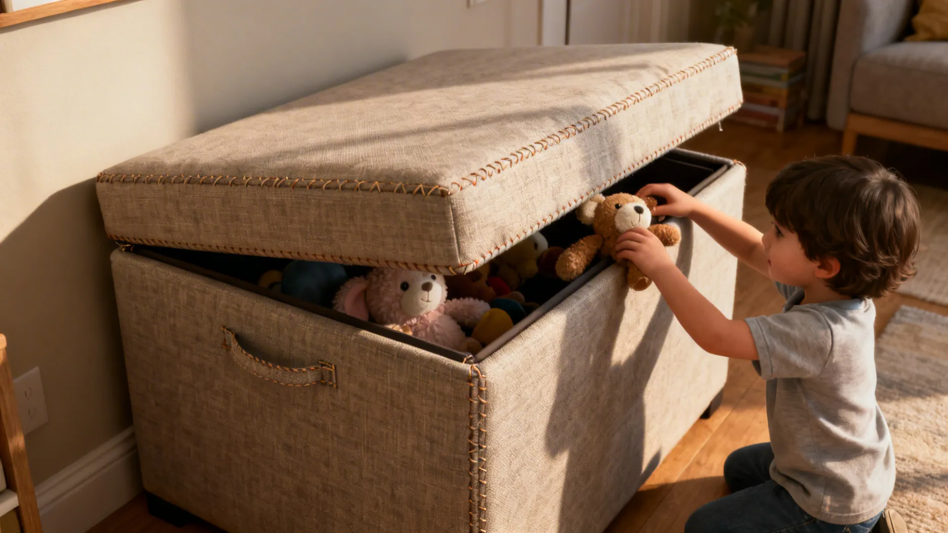 3. Ottoman with removable top