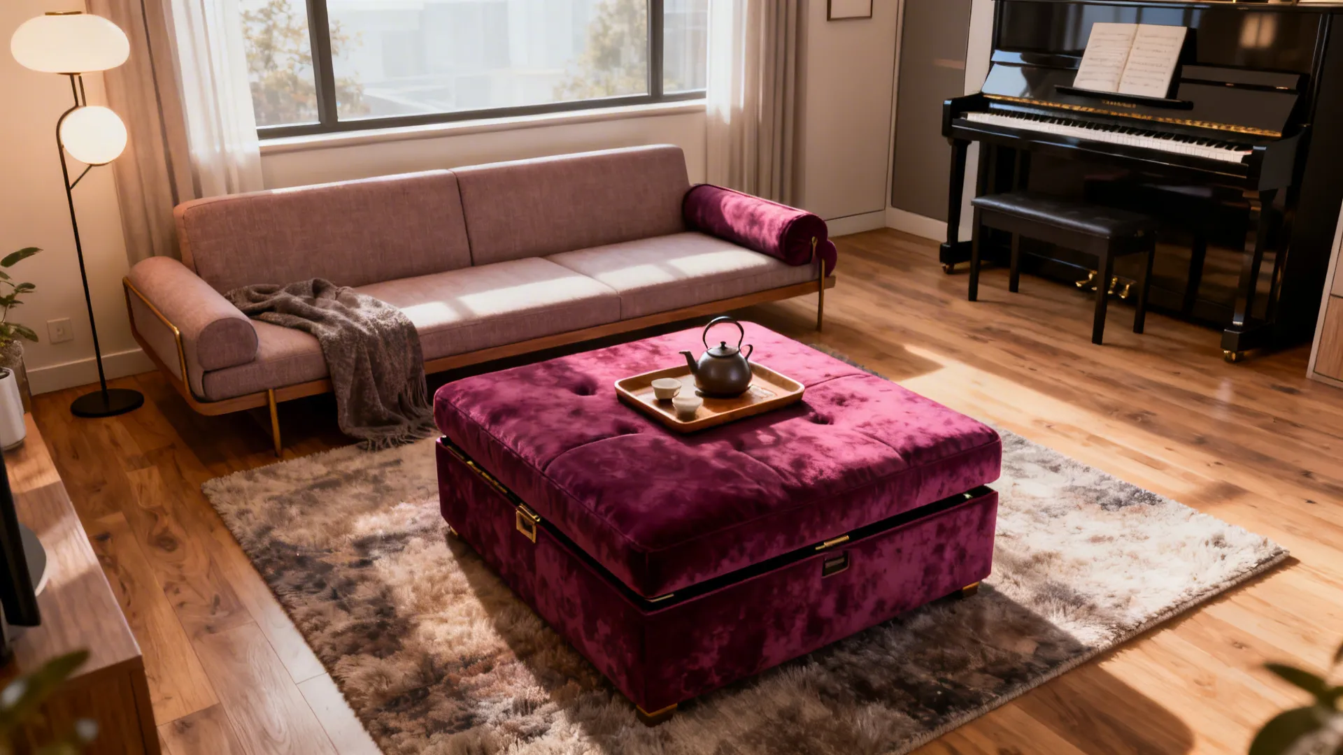 5 Ottoman Ideas for Small Living Rooms