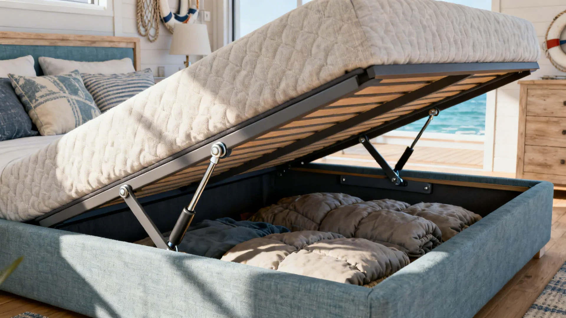 4. Storage Ottoman Bed