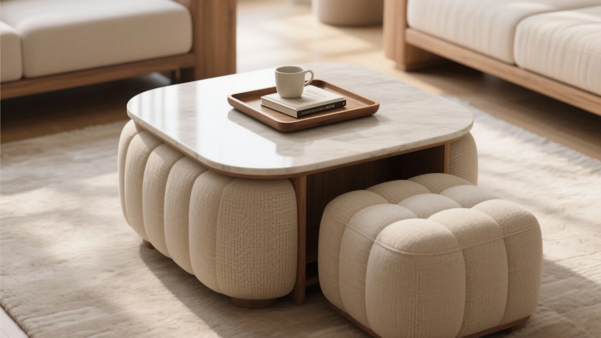 4. The Ottoman with Tray