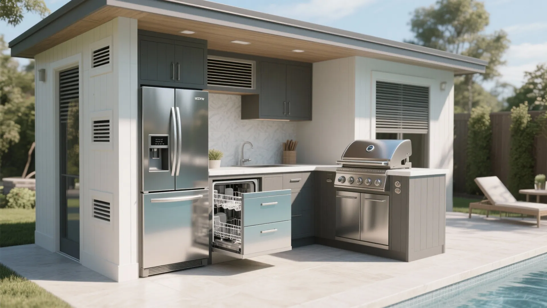 3. Outdoor-Ready Appliances and Compact Refrigeration