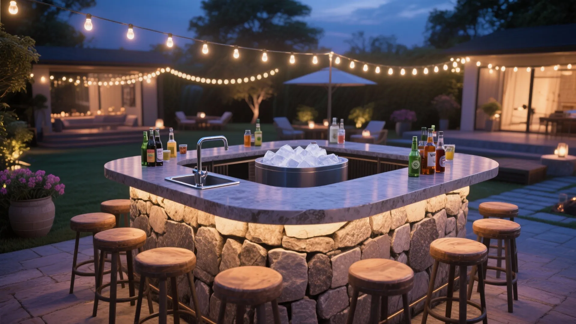 8. Bar & Beverage Station