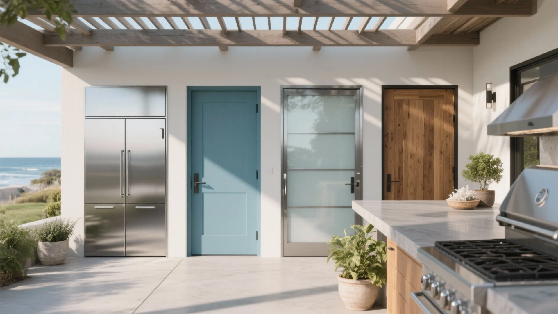 Outdoor Kitchen Cabinet Doors: 5 Smart Ideas