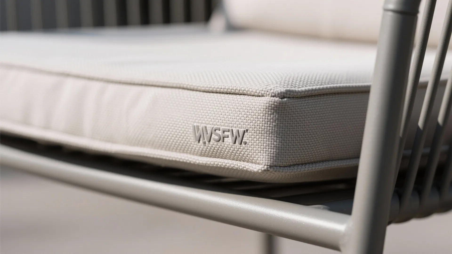 All-weather seating with slim profiles