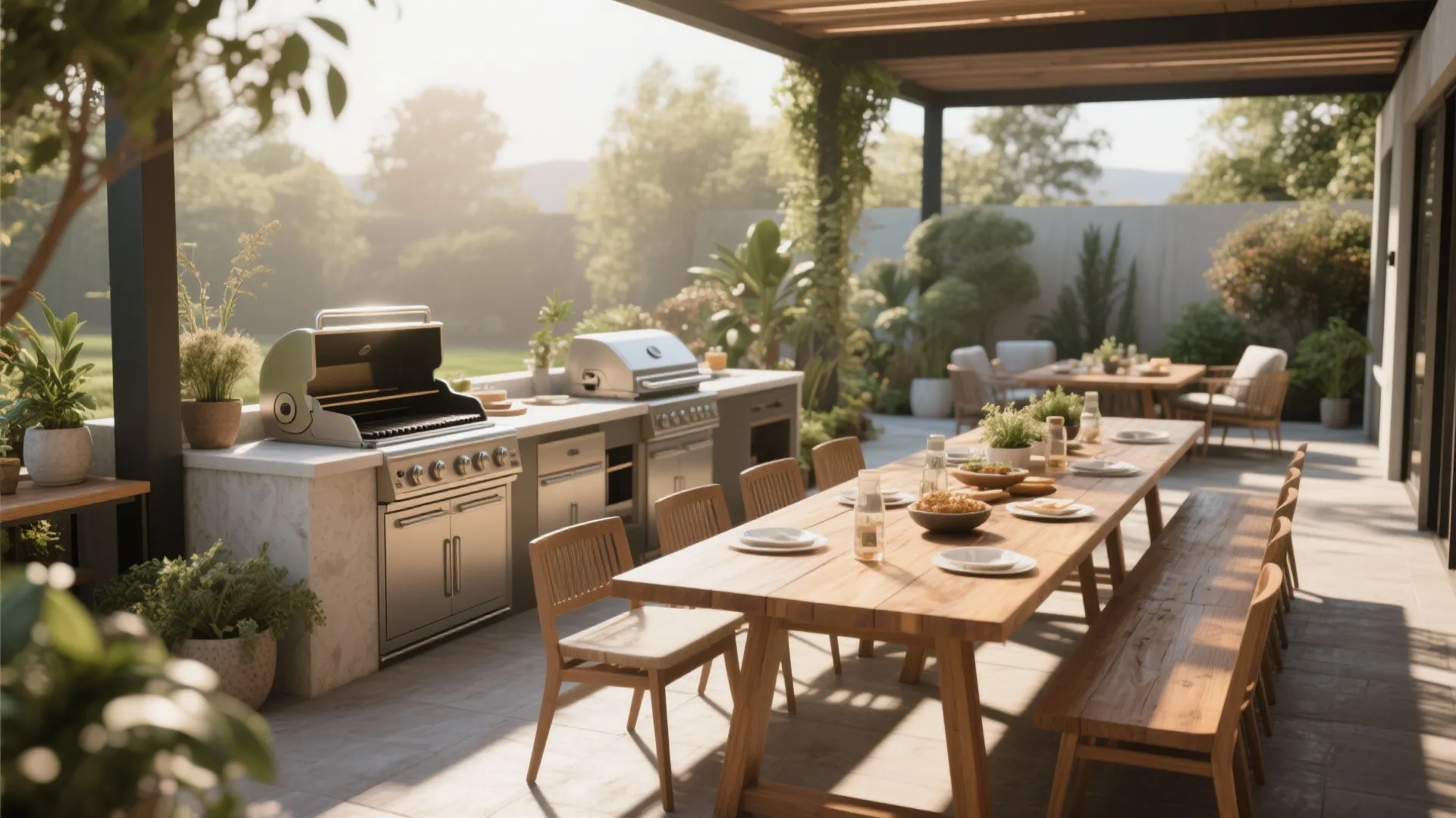 4. Outdoor Dining Integration