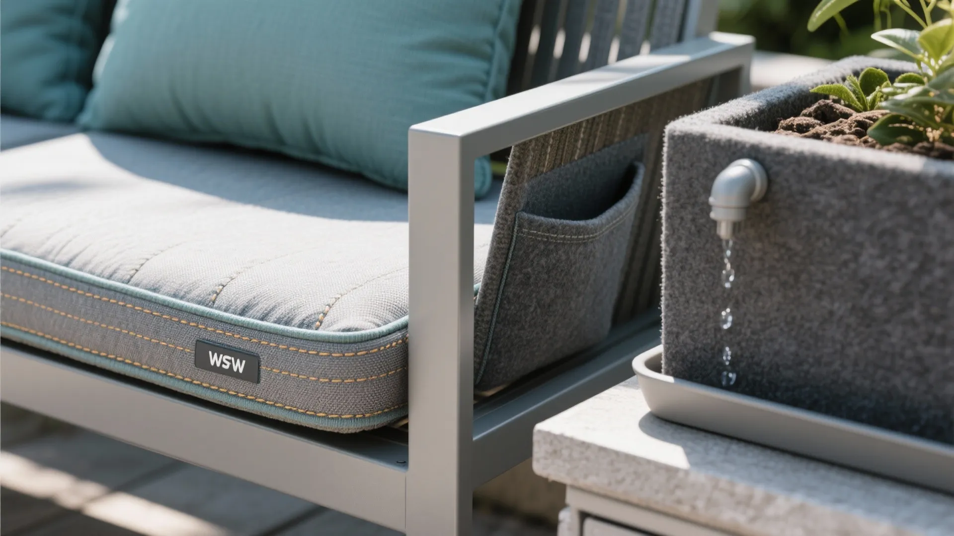 All-Weather Compact Furniture and Vertical Greens