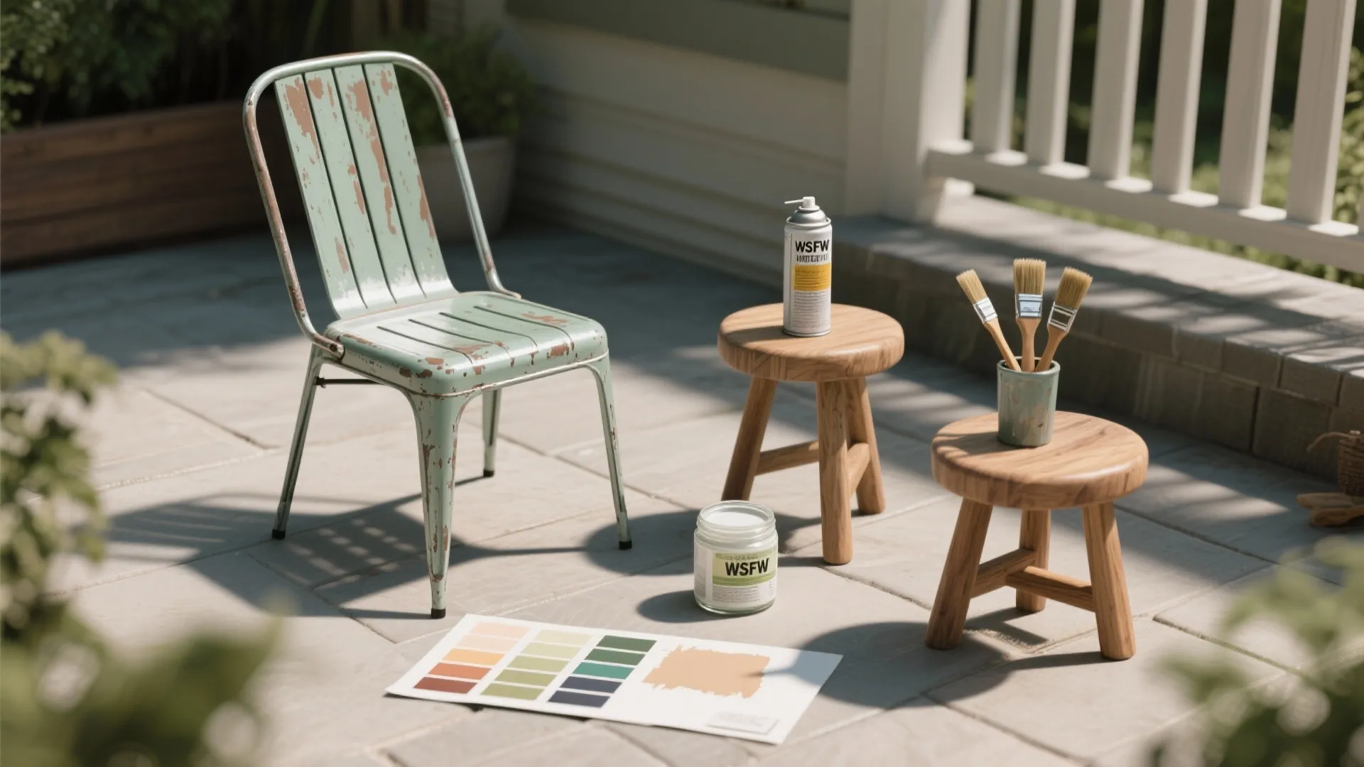 3. Outdoor furniture and decor — creative reuse