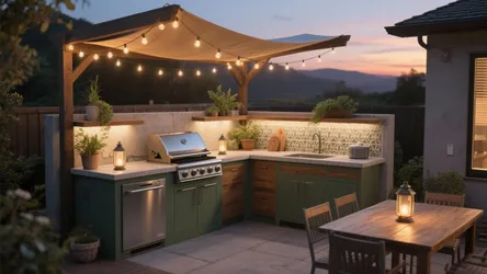 5 outdoor kitchen decorating ideas for small spaces