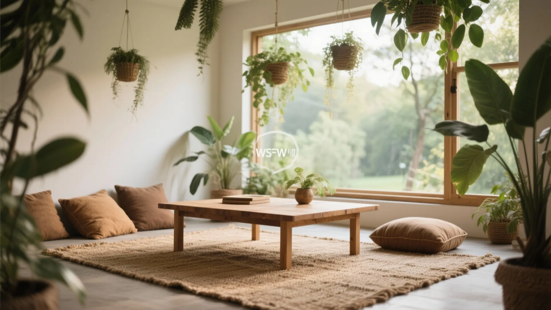 10. Outdoor-Inspired Floor Dining