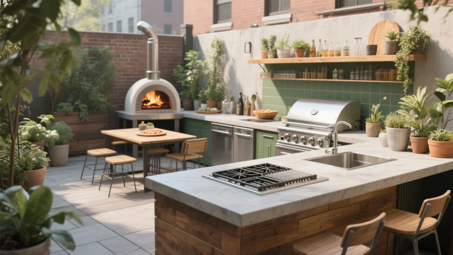 5 Best Outdoor Kitchen Ideas for Any Space: Creative, practical outdoor kitchen ideas I’ve used in real projects — from tiny balconies to backyard islands