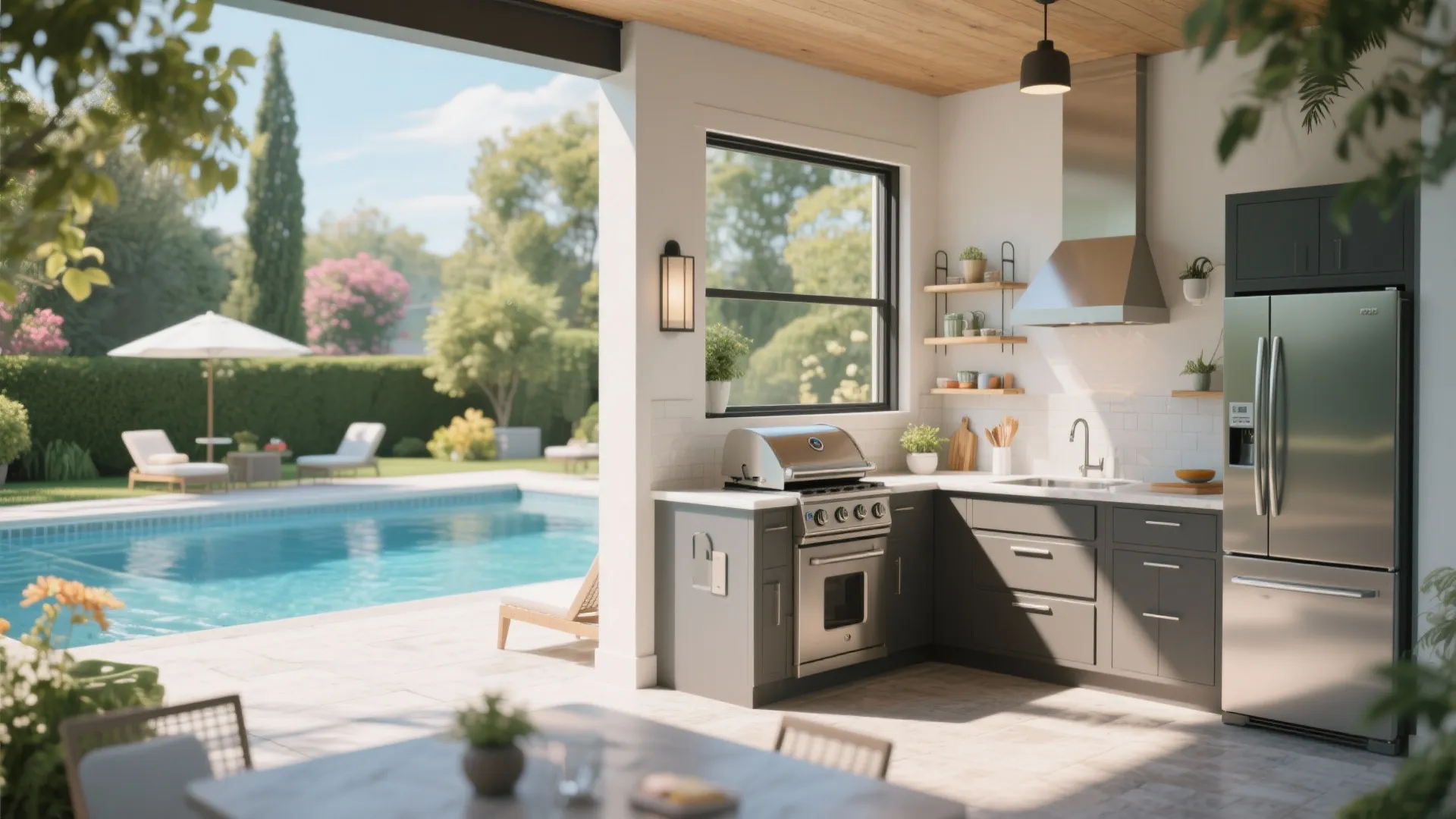 4. The Outdoor Kitchen Combo