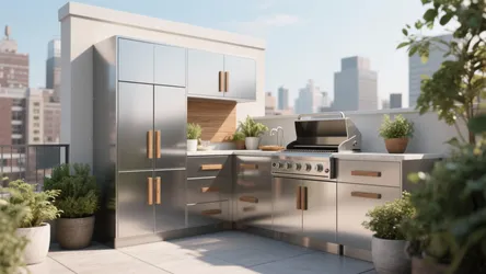 5 Stainless Steel Ideas for Outdoor Kitchen Doors