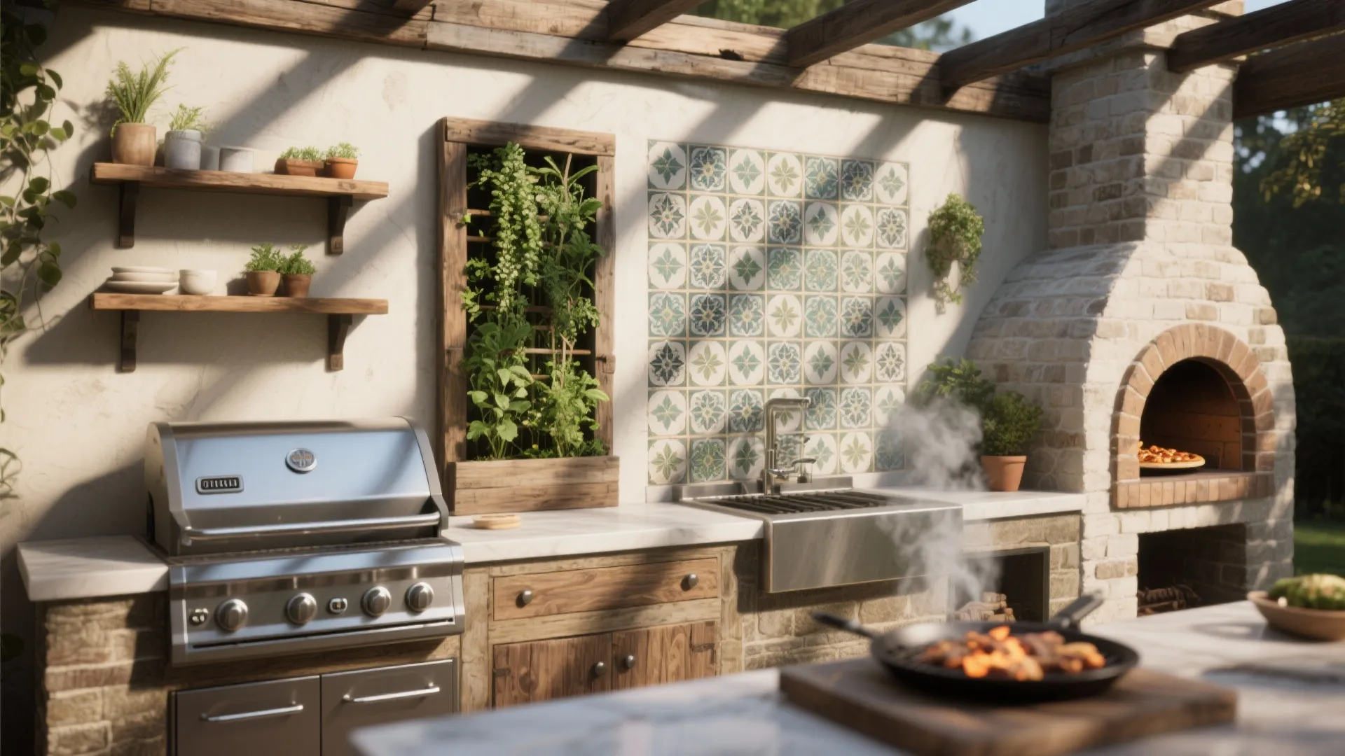 Outdoor Kitchen Wall Ideas — 5 Creative Ways: Practical and stylish outdoor kitchen wall ideas I’ve used in real projects