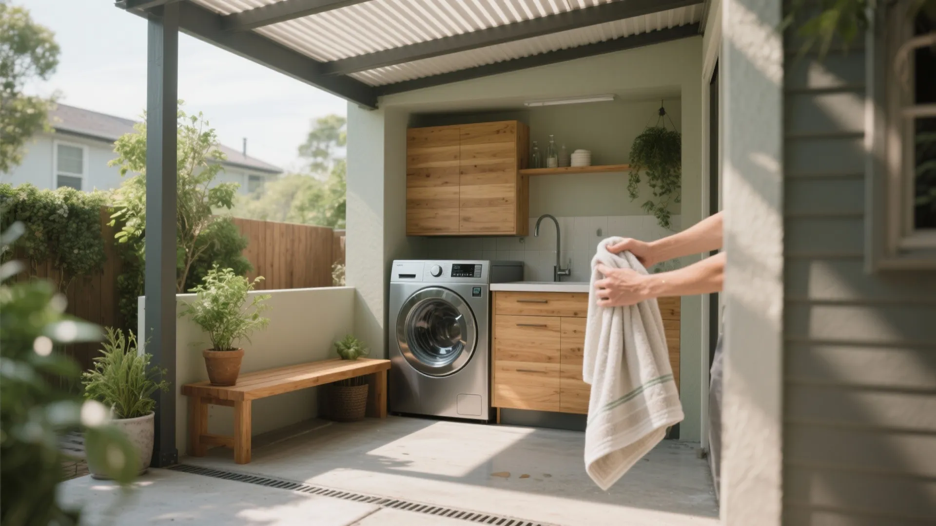Outside Laundry Room Ideas — 5 Smart Solutions: Practical, creative outside laundry room ideas I’ve used to make small outdoor laundry spaces work beautifully