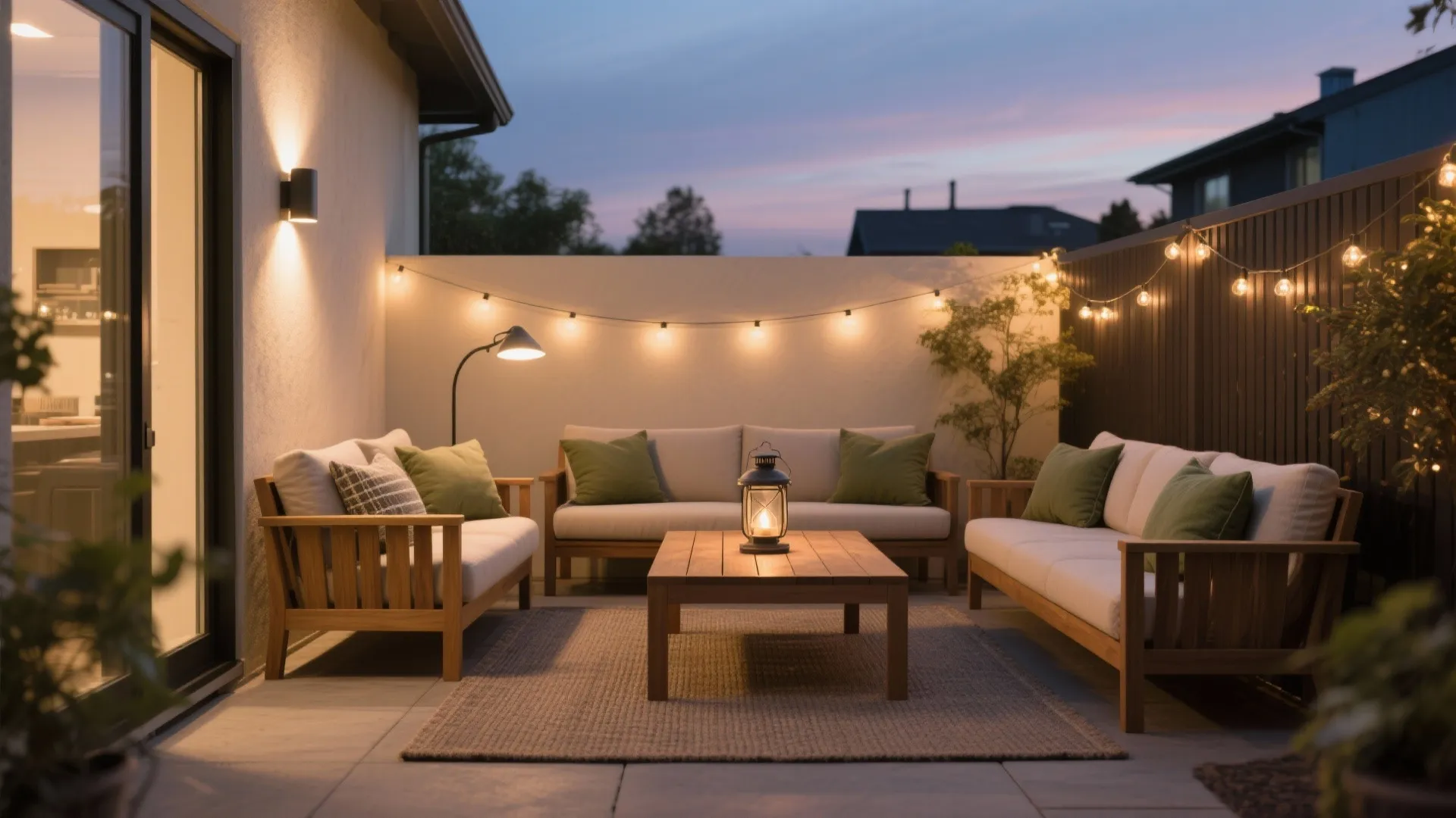 Layered Lighting and Season-Proof Textiles