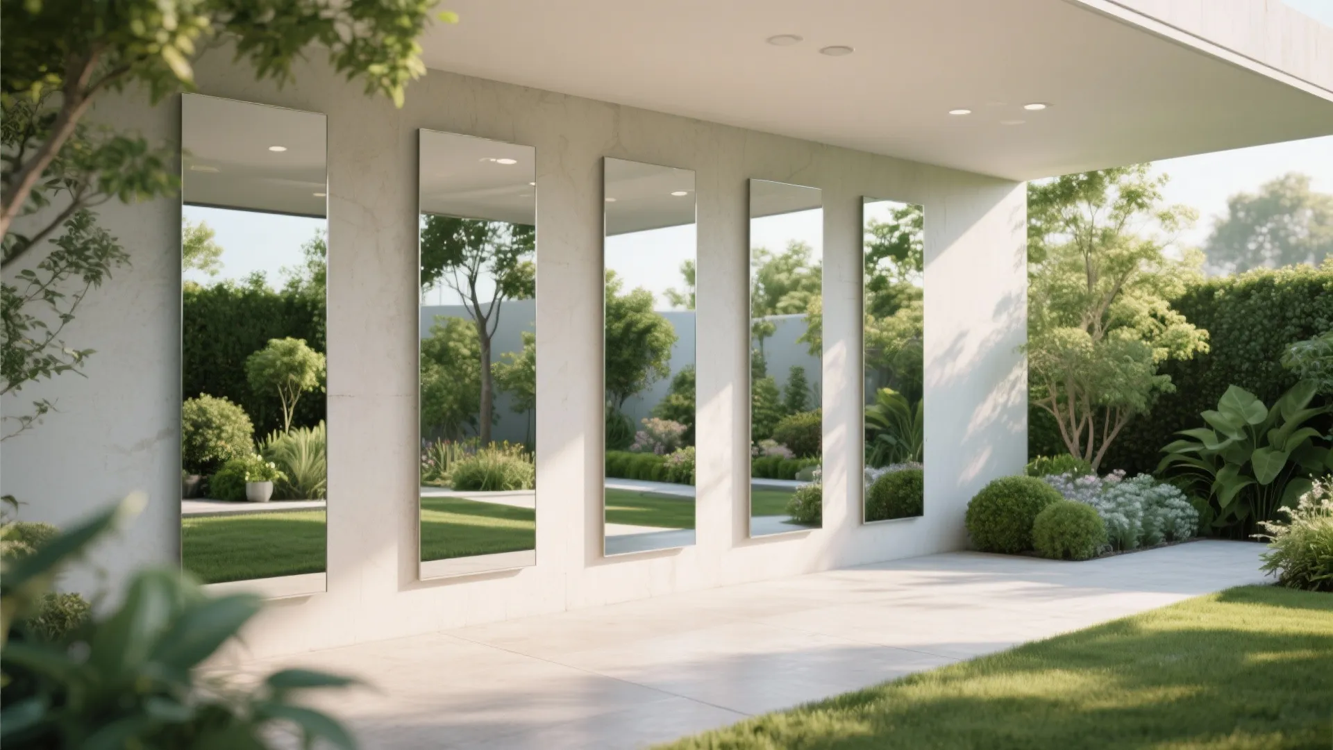 Outdoor Mirror Walls
