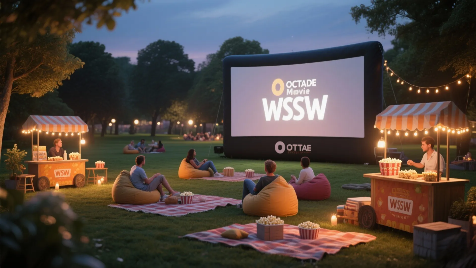 2. Outdoor Movie Screening