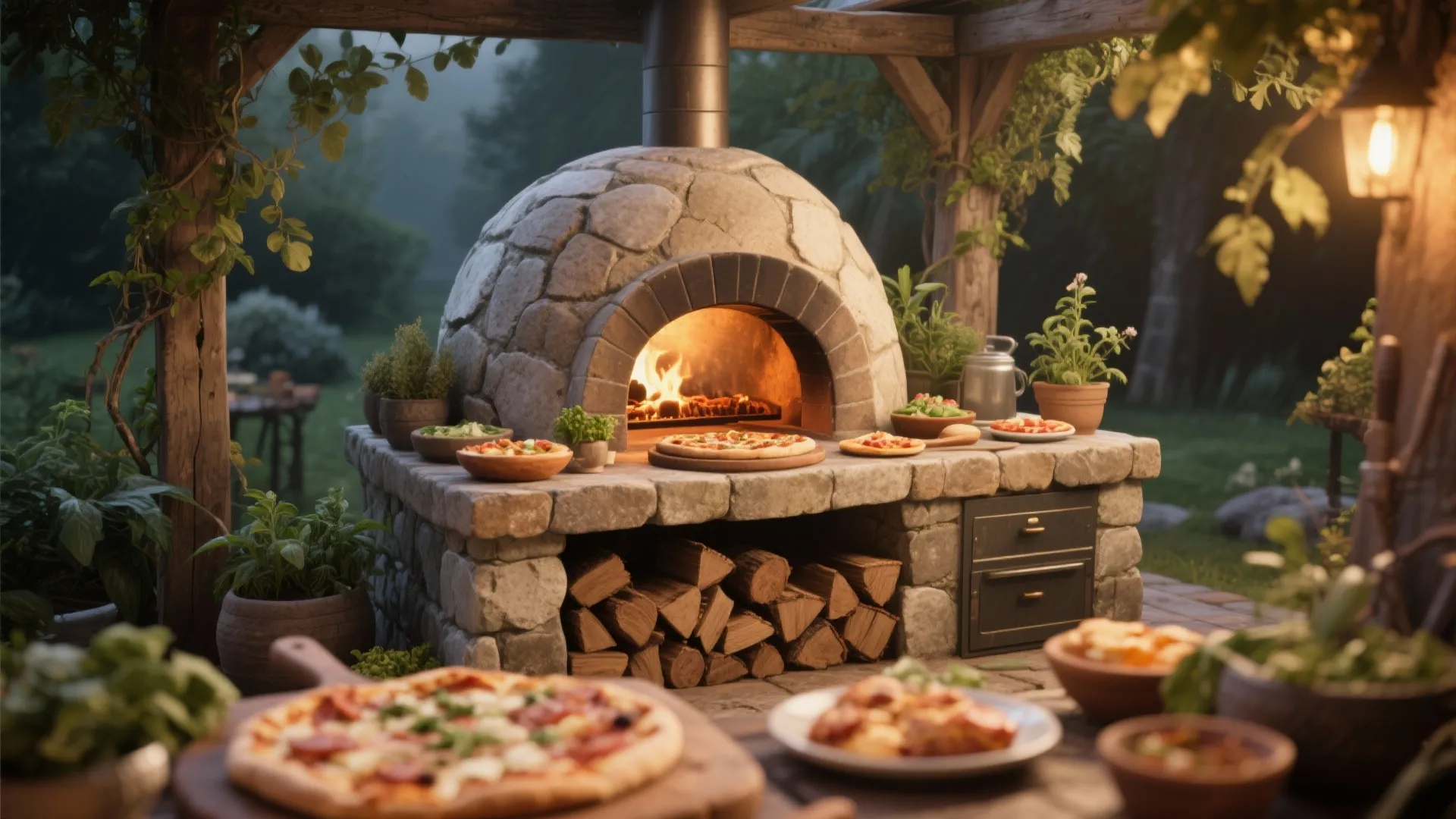 3. Outdoor Pizza Oven