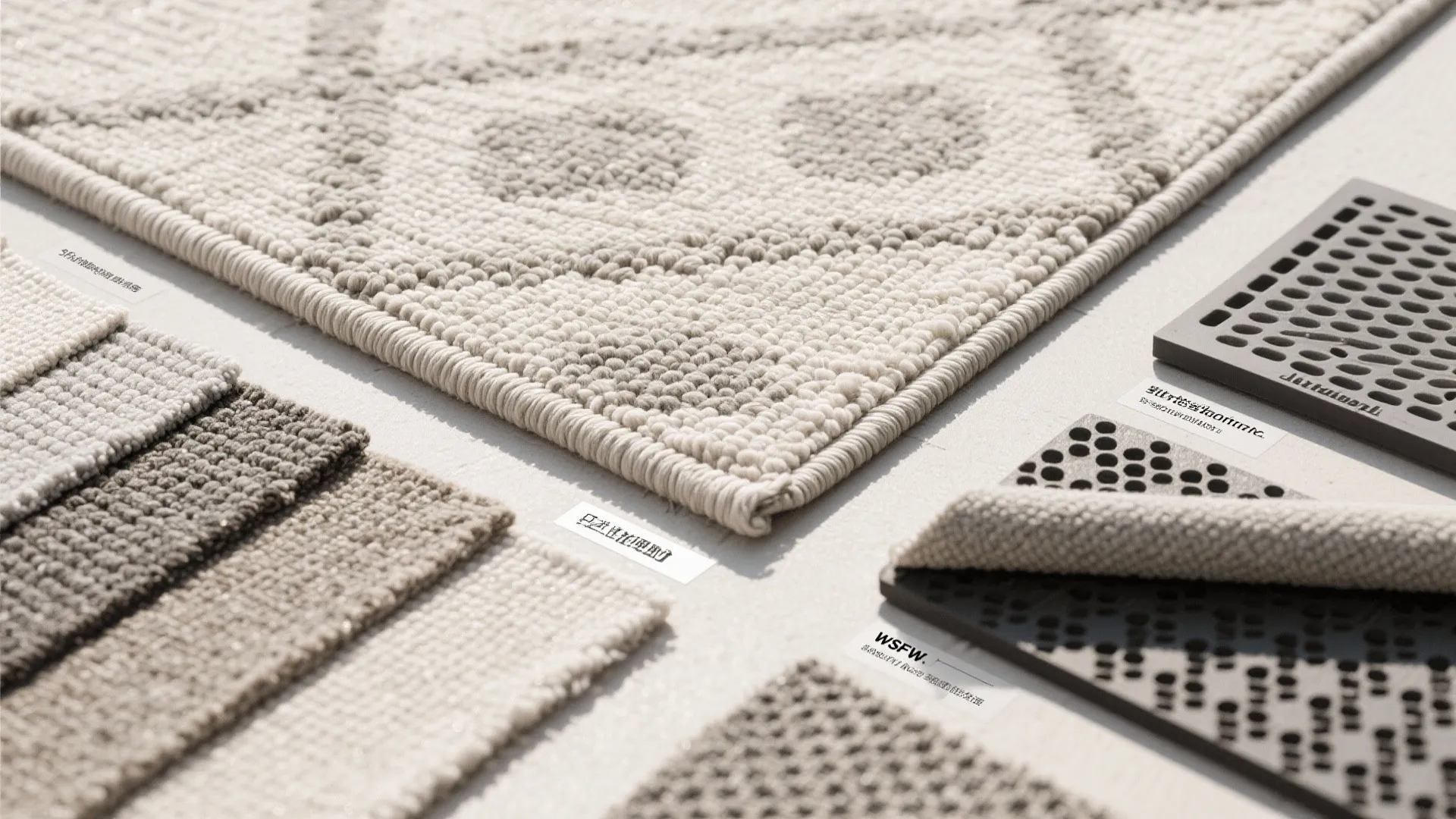 Outdoor Rugs over Drain-Safe Underlay