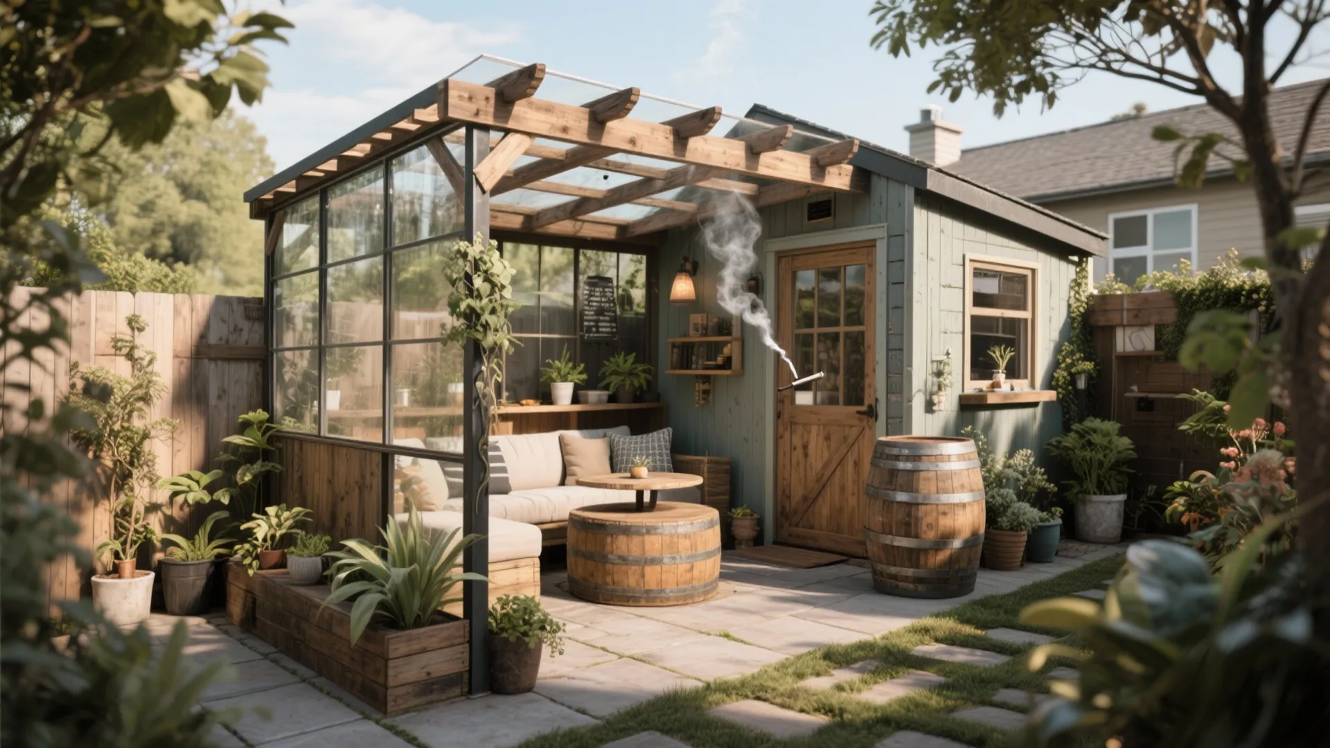 DIY Outdoor Smoking Shelters for Home: Simple Steps and Smart Ideas: 1 Minute to Plan a Cozy DIY Outdoor Smoking Shelter for Your Home