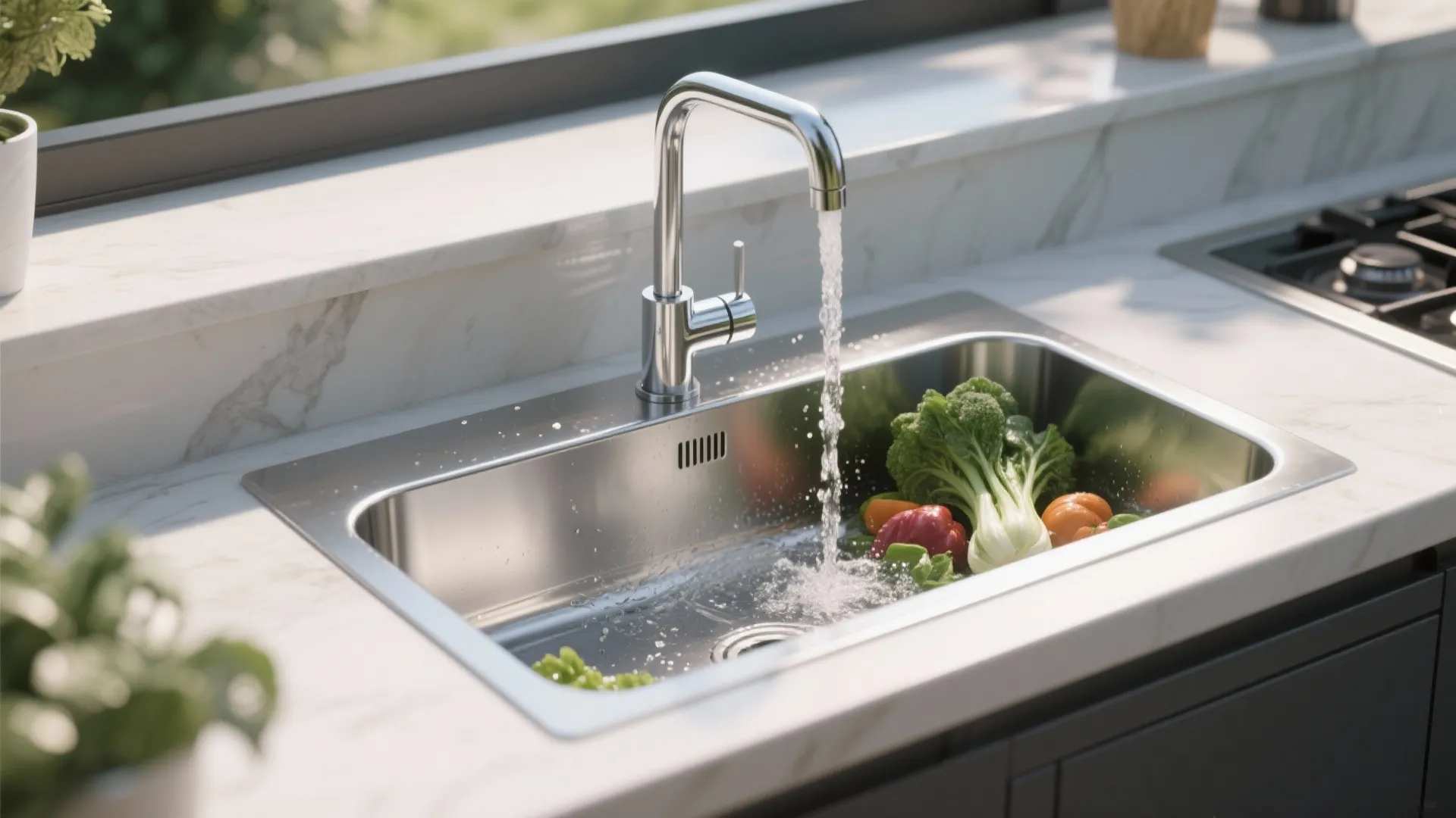 7. Outdoor Sink with Greywater System