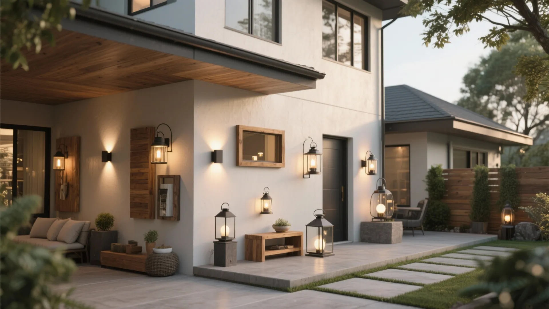 5 Outdoor Wall Light Design Ideas: Five creative ways to enhance your home's exterior lighting with style and function