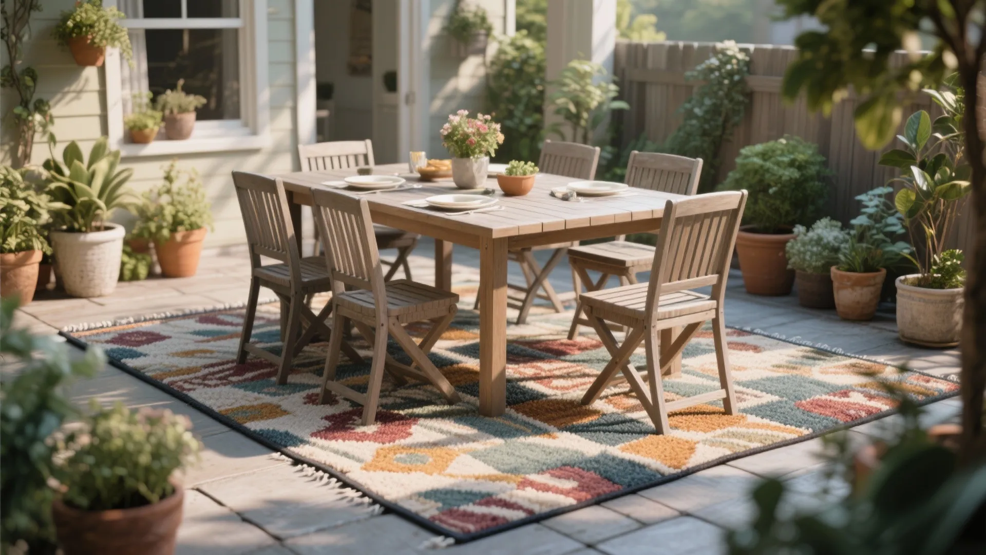 6. Weatherproof Rugs